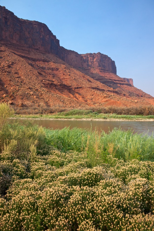 The Colorado River valley