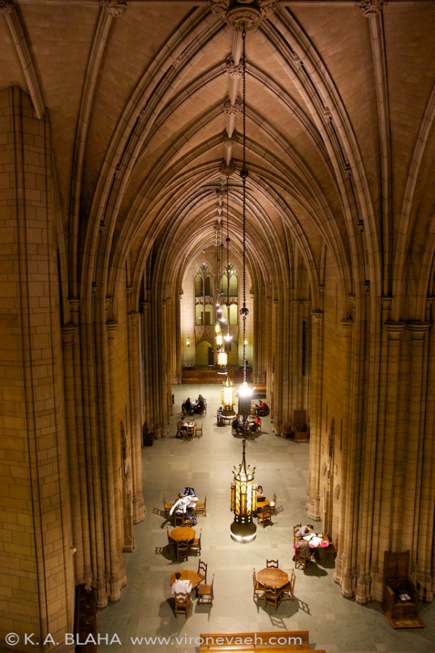 The main hall of the cathedral of learning.