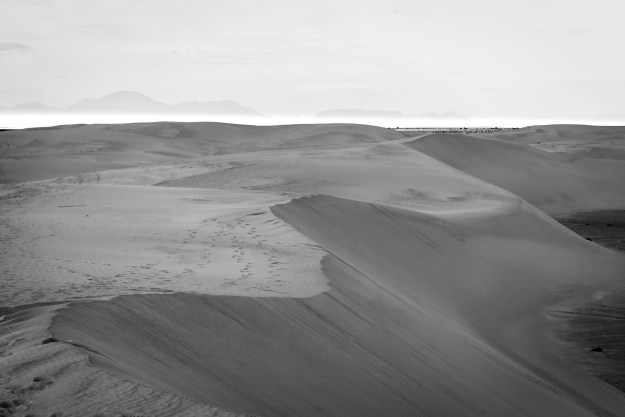 San Andres Mountains behind White Sands